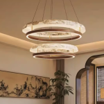 Enhance Your Space with a Chinese Round Double-Layer LED Chandelier