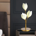 Modern Ceramic Magnolia Petal LED Table Lamp: A Stylish Lighting Solution