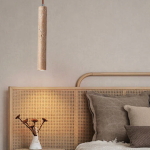 Embracing Wabi-Sabi: The Beauty of Yellow Travertine Cylindrical Chandelier