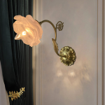 Enhance Your Space with a Rose Brass Wall Lamp