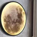 Enhance Your Space with the Dark Moon Wall Lamp