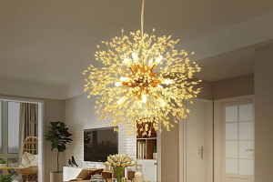 Alabaster-Globus-Kronleuchter für luxuriöse Wohnung