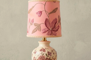 Grandmillennial Floral Ceramic Table Lamps: A Timeless Touch